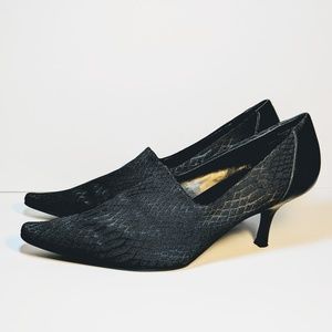 IPANEMA Insolia Black w/Stretchable Fabric Heels